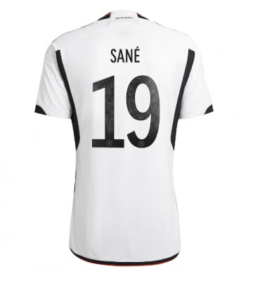 Tyskland Leroy Sane #19 Hjemmedrakt VM 2022 Kortermet